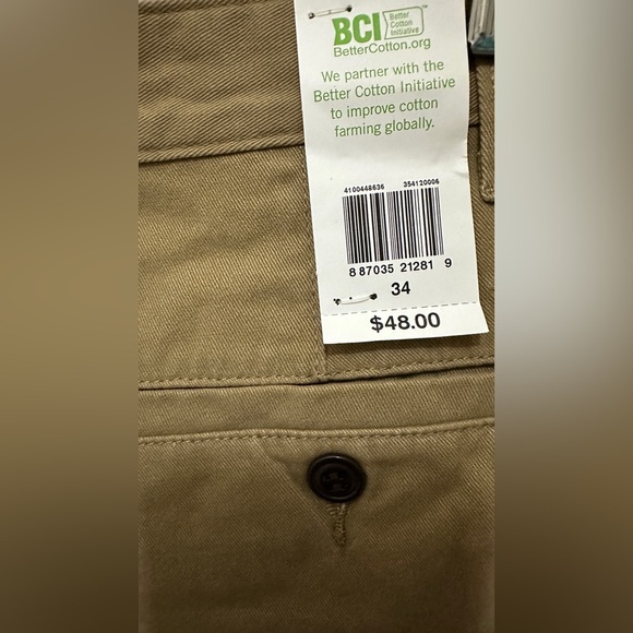 316 Dockers | NWT $48 Tan Khaki Smart 360 Certified Cotton Flex Shorts (Size 34) - Picture 7 of 13